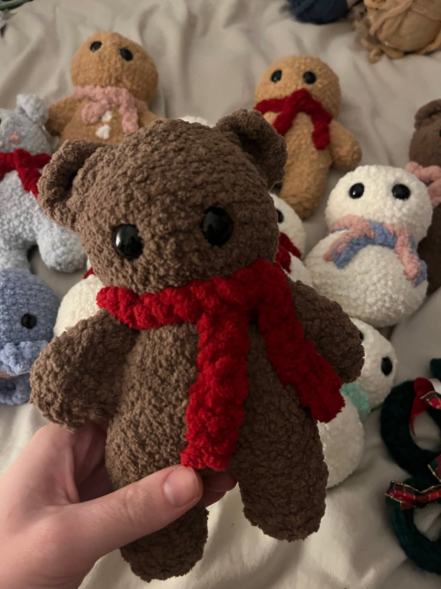 Crochet Christmas Bear